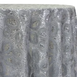 Sienna Design Table Linen in Silver and Silver