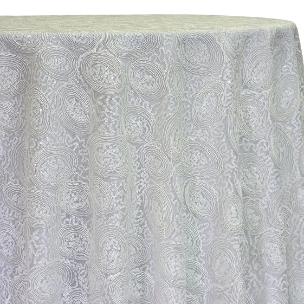 Sienna Design Table Linen in White and White
