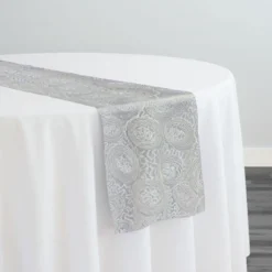 Sienna Design Table Runner in White