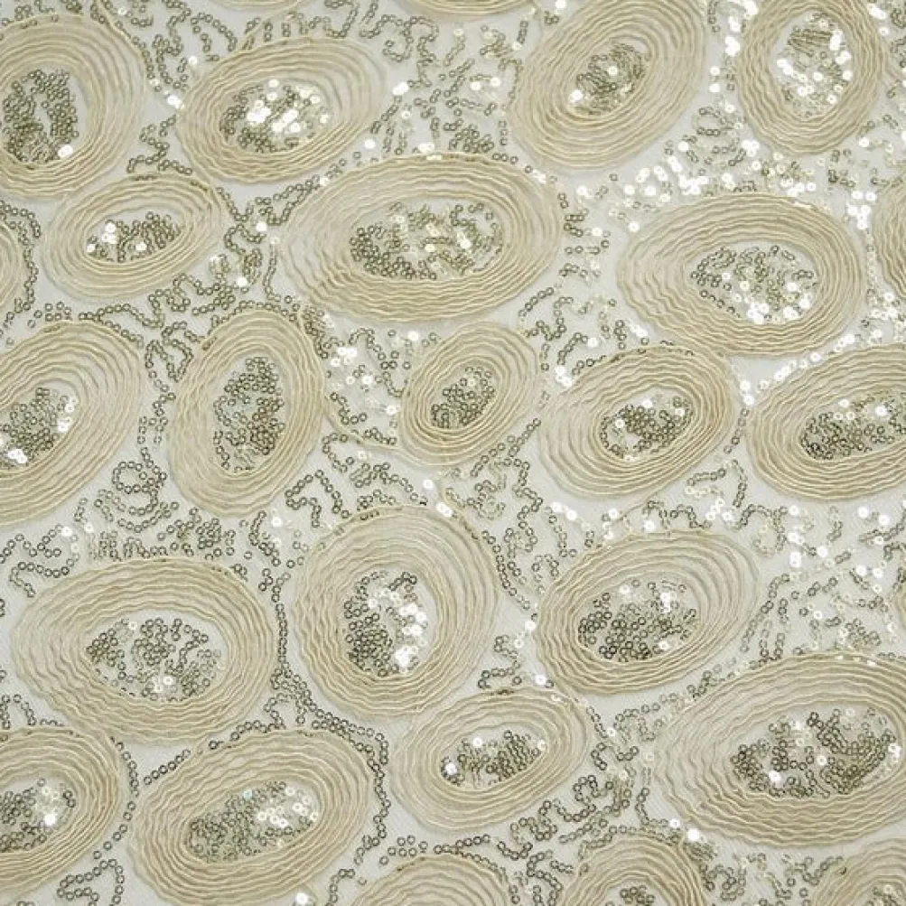 Sienna Design (w/ Poly Lining) Table Napkin in Ivory