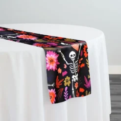 Skeleton Garden (Poly Print) Table Runner