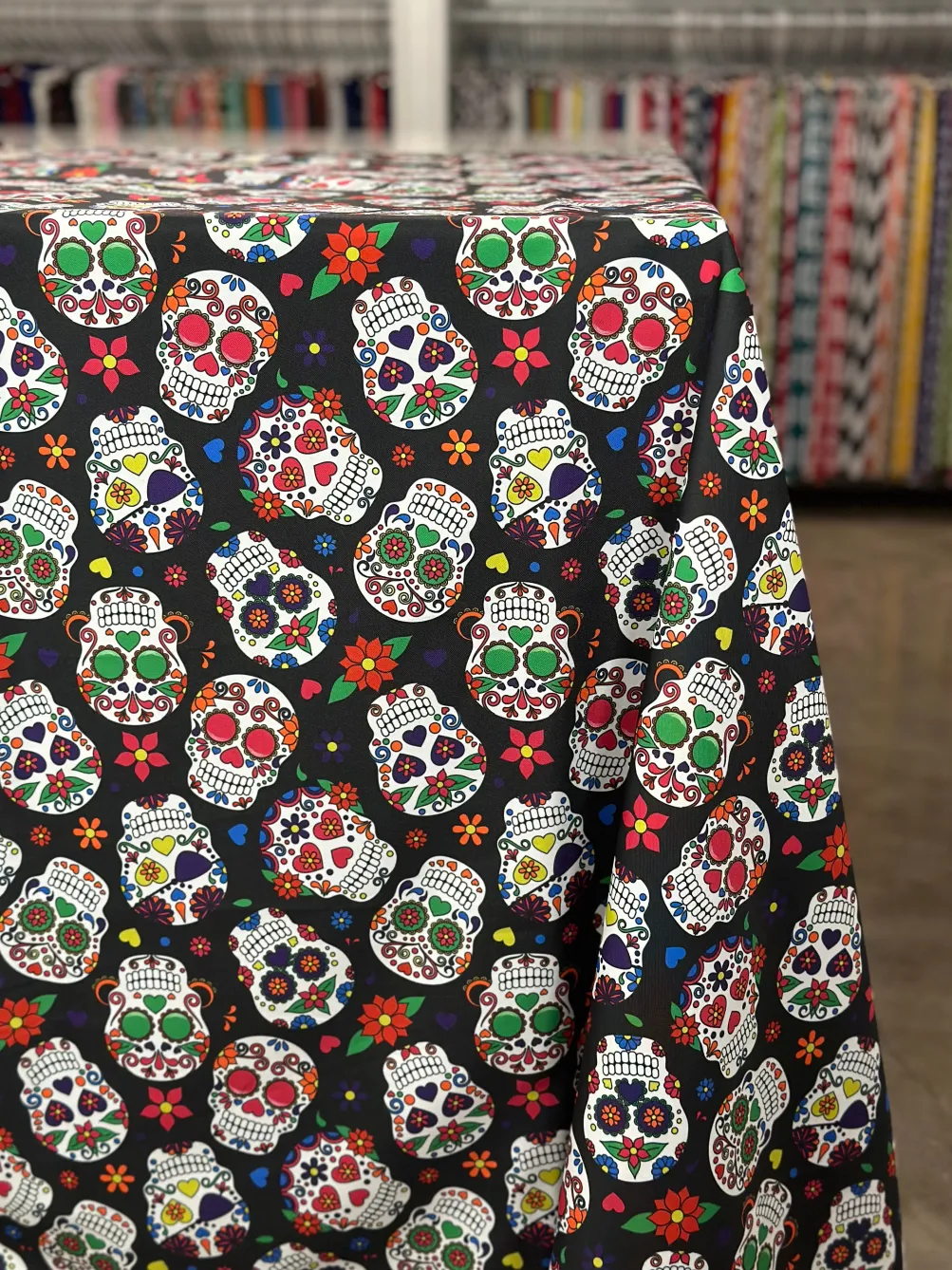 Skull Candy (Poly Print) Table Linen