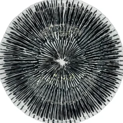 Solaris - Glass Charger Plate in Black (Item # 0426)