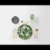 Solaris - Glass Charger Plate in Gold (Item # 0426)