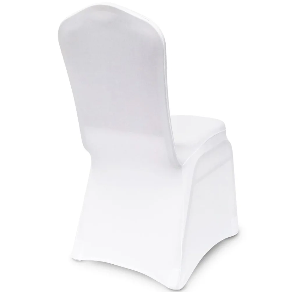 Spandex Banquet Chair Cover in White