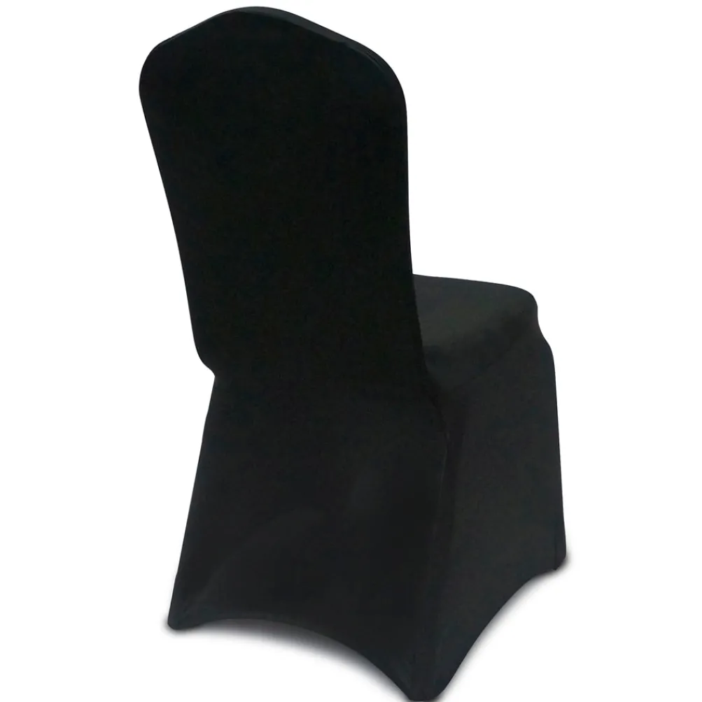 Spandex Banquet Chair Cover in Black