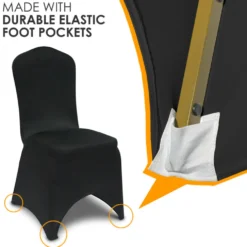 Spandex Banquet Chair Cover in Emerald Green