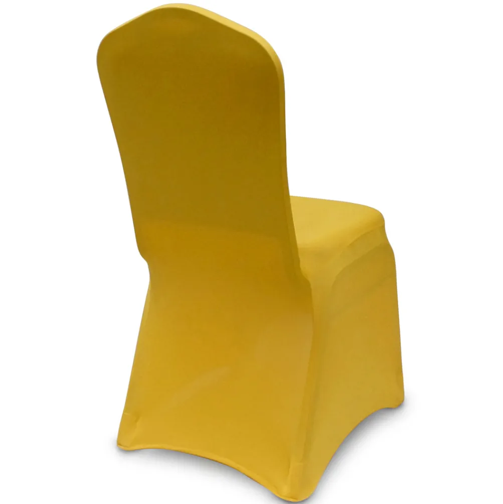 Spandex Banquet Chair Cover in Yellow