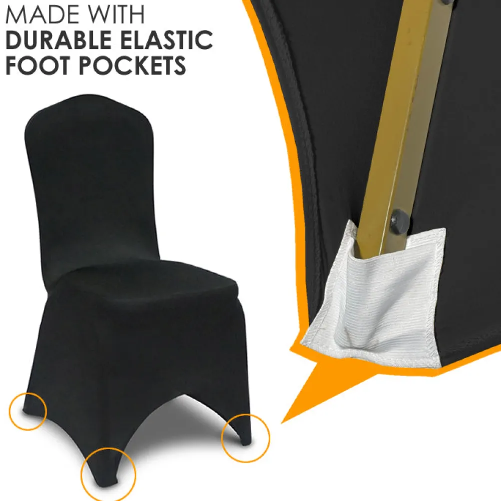 Spandex Banquet Chair Cover in Red