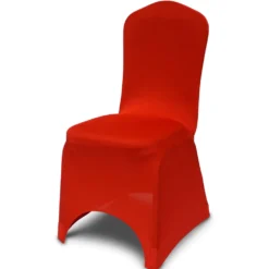 Spandex Banquet Chair Cover in Red