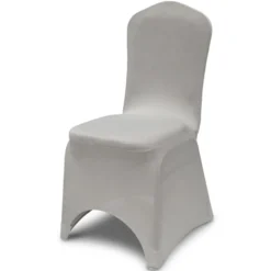 Spandex Banquet Chair Cover in Silver