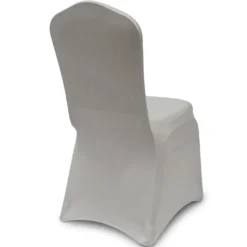 Spandex Banquet Chair Cover in Silver