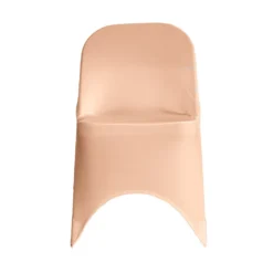 Spandex Folding Chair Cover in Peach