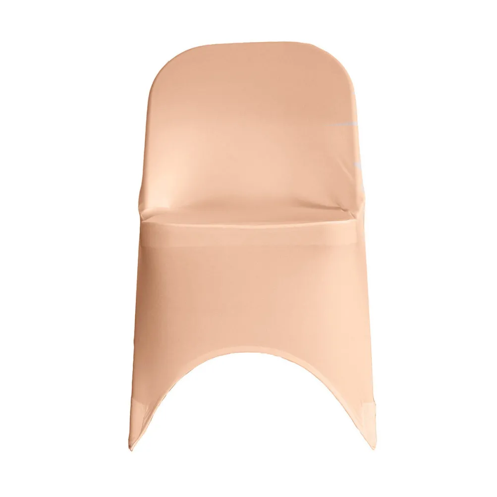 Spandex Folding Chair Cover in Peach