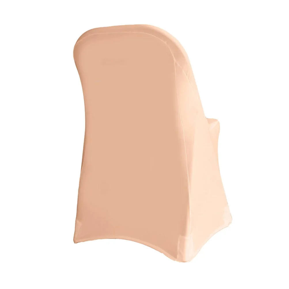 Spandex Folding Chair Cover in Peach