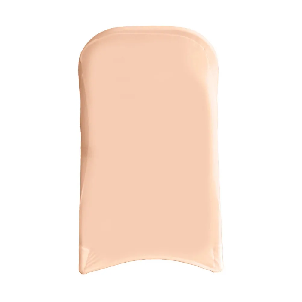 Spandex Folding Chair Cover in Peach