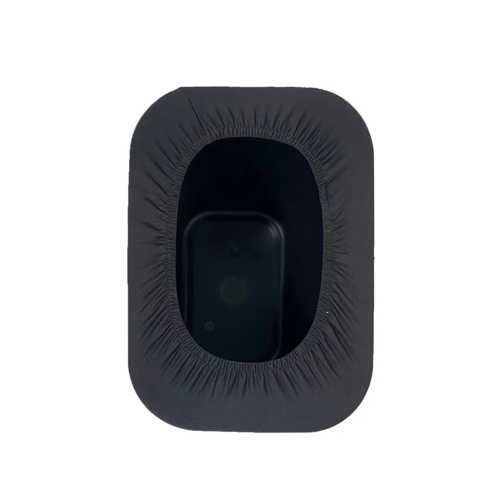 Spandex 7 Gallon Office Trash Can Cover in Black