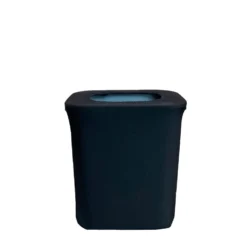 Spandex 7 Gallon Office Trash Can Cover in Black