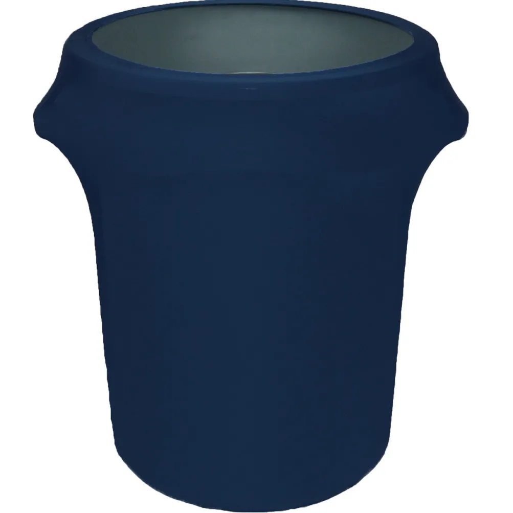 Spandex 32 Gallon Trash Can Cover in Navy