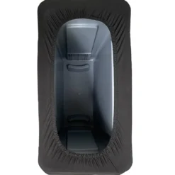 Spandex (Slim Jim) 23 Gallon Trash Can Cover in Black