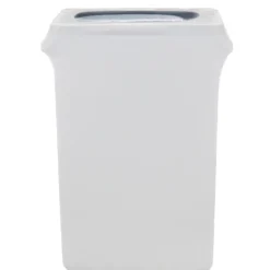 Spandex (Slim Jim) 23 Gallon Trash Can Cover in White