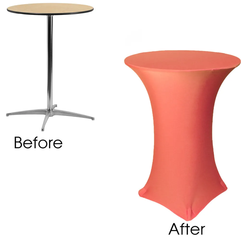 Spandex (30"x42") Highboy Cover in Coral