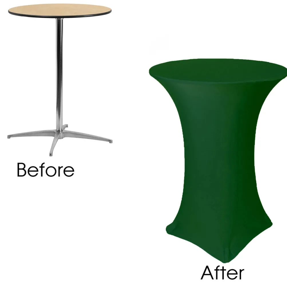 Spandex (30"x42") Highboy Cover in Hunter Green