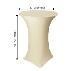Spandex (30"x42") Highboy Cover in Ivory