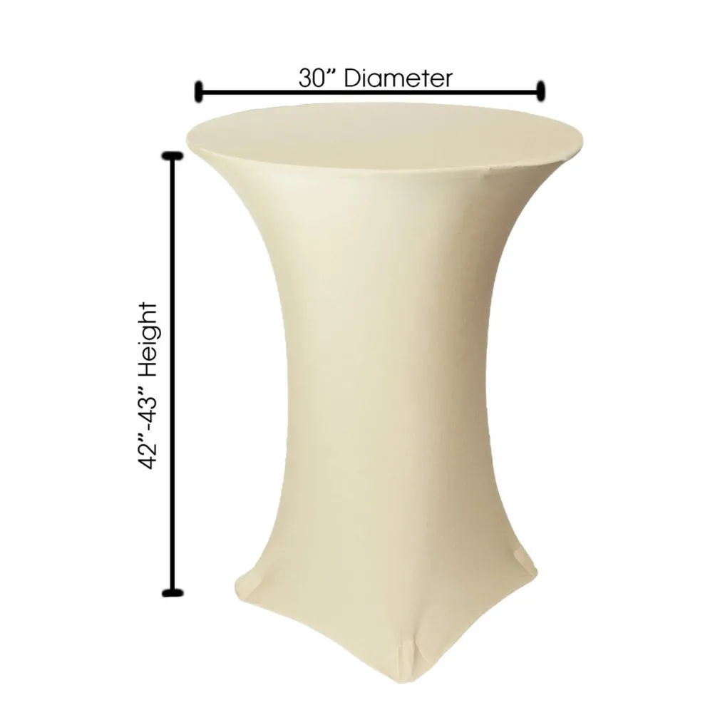 Spandex (30"x42") Highboy Cover in Ivory