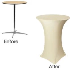 Spandex (30"x42") Highboy Cover in Ivory