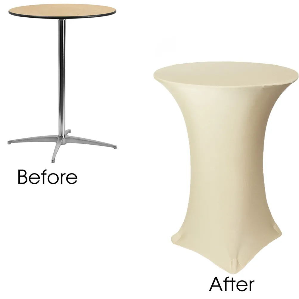 Spandex (30"x42") Highboy Cover in Ivory