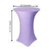 Spandex (30"x42") Highboy Cover in Lavender