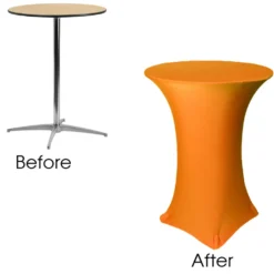 Spandex (30"x42") Highboy Cover in Orange