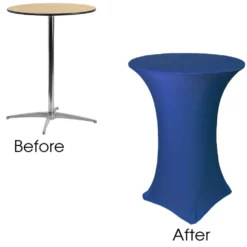 Spandex (36"x42") Highboy Cover in Royal Blue