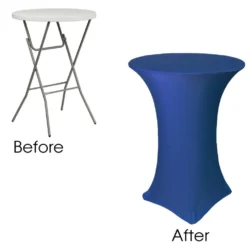 Spandex (36"x42") Highboy Cover in Royal Blue
