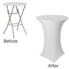 Spandex (30"x42") Highboy Cover in White