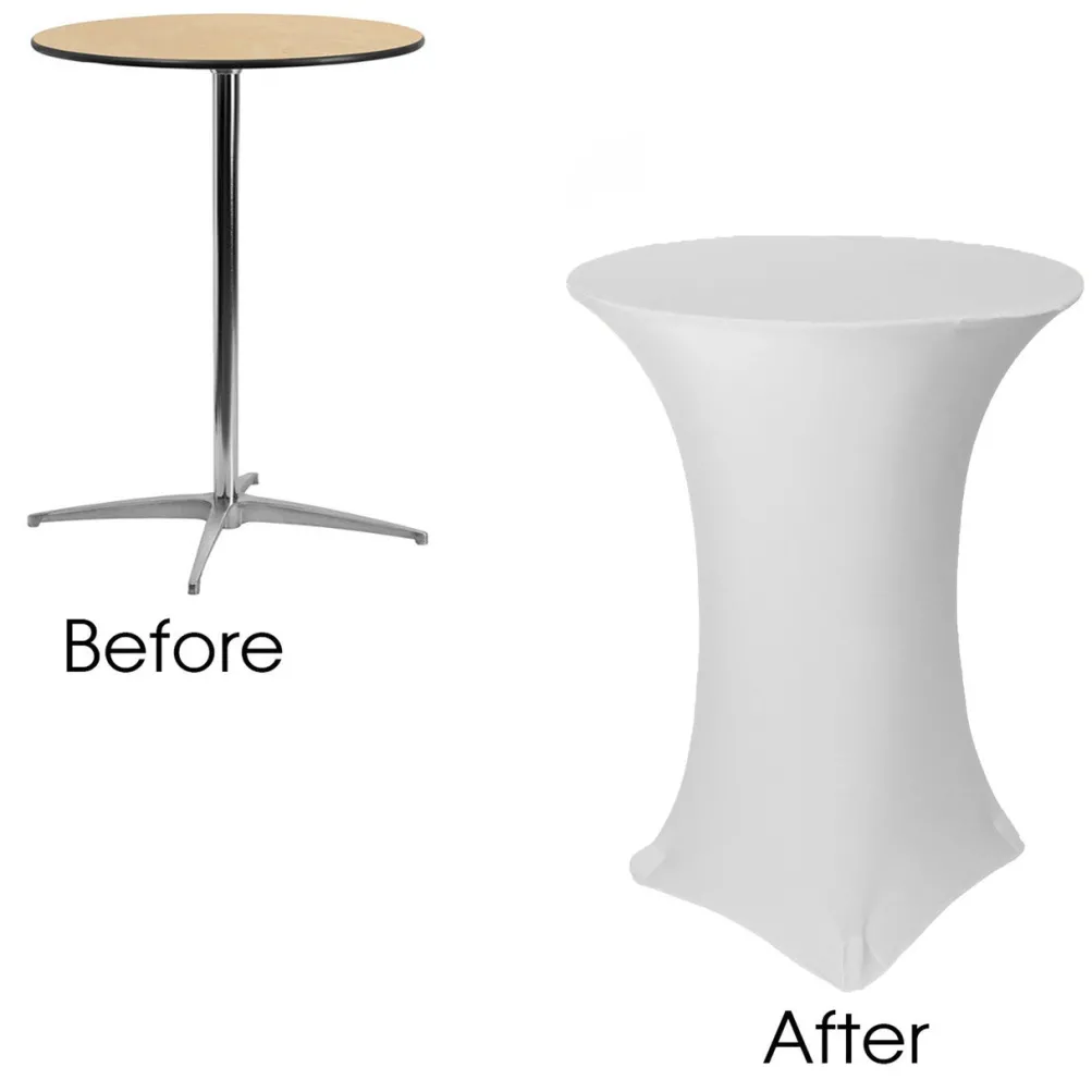 Spandex (30"x42") Highboy Cover in White