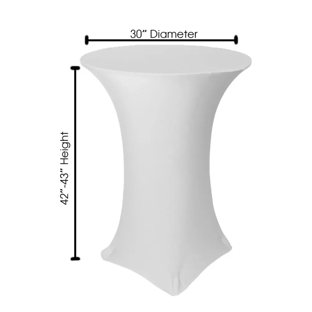 Spandex (30"x42") Highboy Cover in White