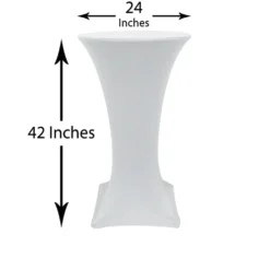 Spandex (24"x42") Highboy Cover in White