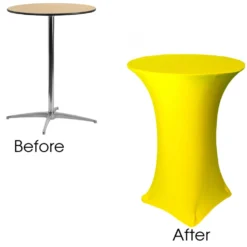 Spandex (30"x42") Highboy Cover in Yellow