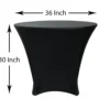 Spandex (36"x30") Lowboy Cover in Black
