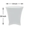 Spandex (30"x30") Lowboy Cover in White