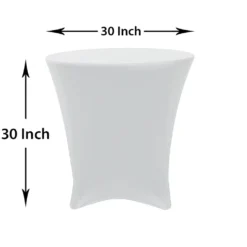 Spandex (30"x30") Lowboy Cover in White