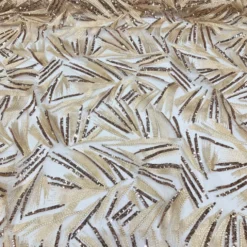 Sparkle Sequins Table Runner in Champagne