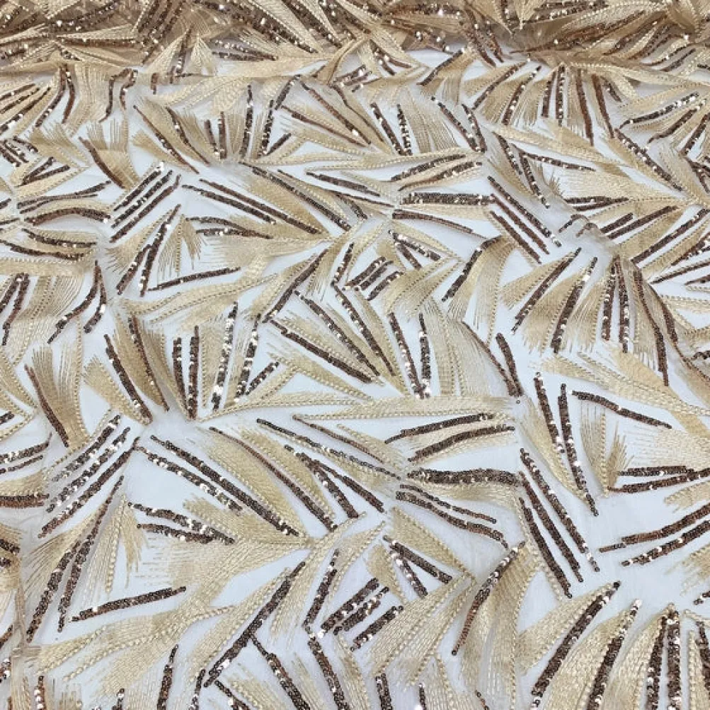 Sparkle Sequins Table Runner in Champagne
