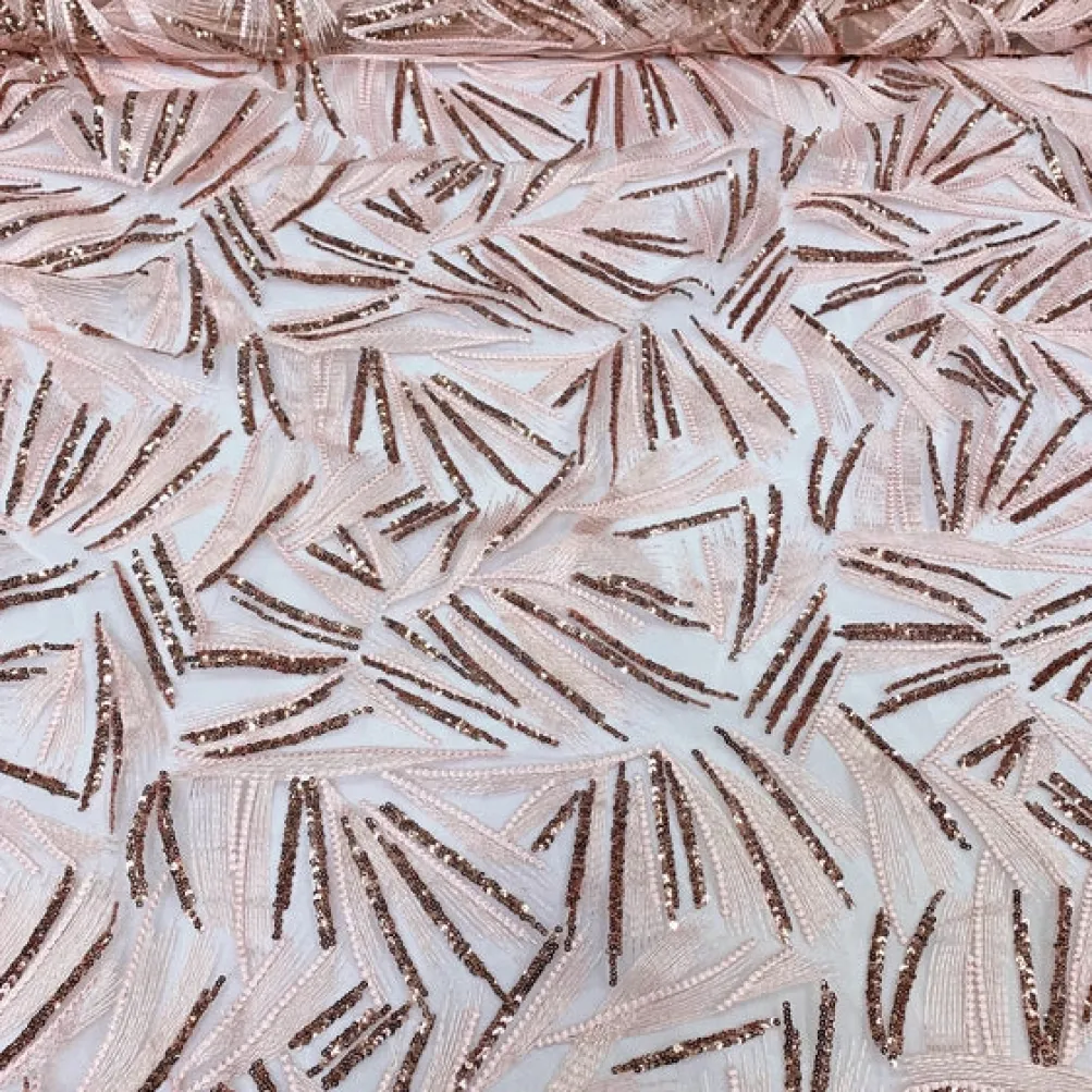 Sparkle Sequins Table Runner in Blush