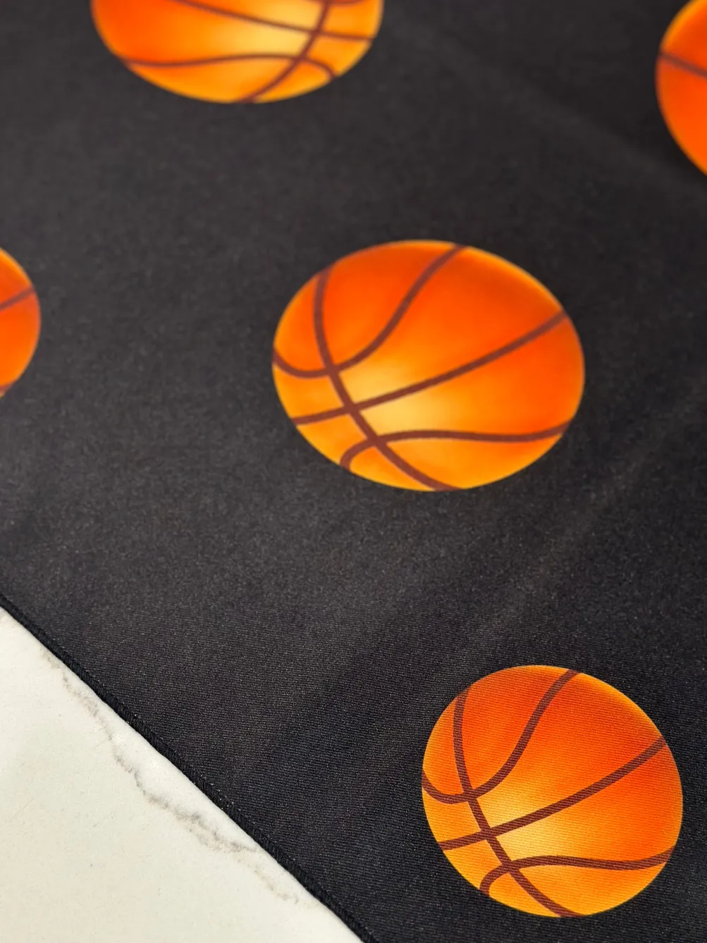 Sports (Poly Print) Table Linen Basketball
