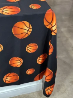 Sports (Poly Print) Table Linen Basketball
