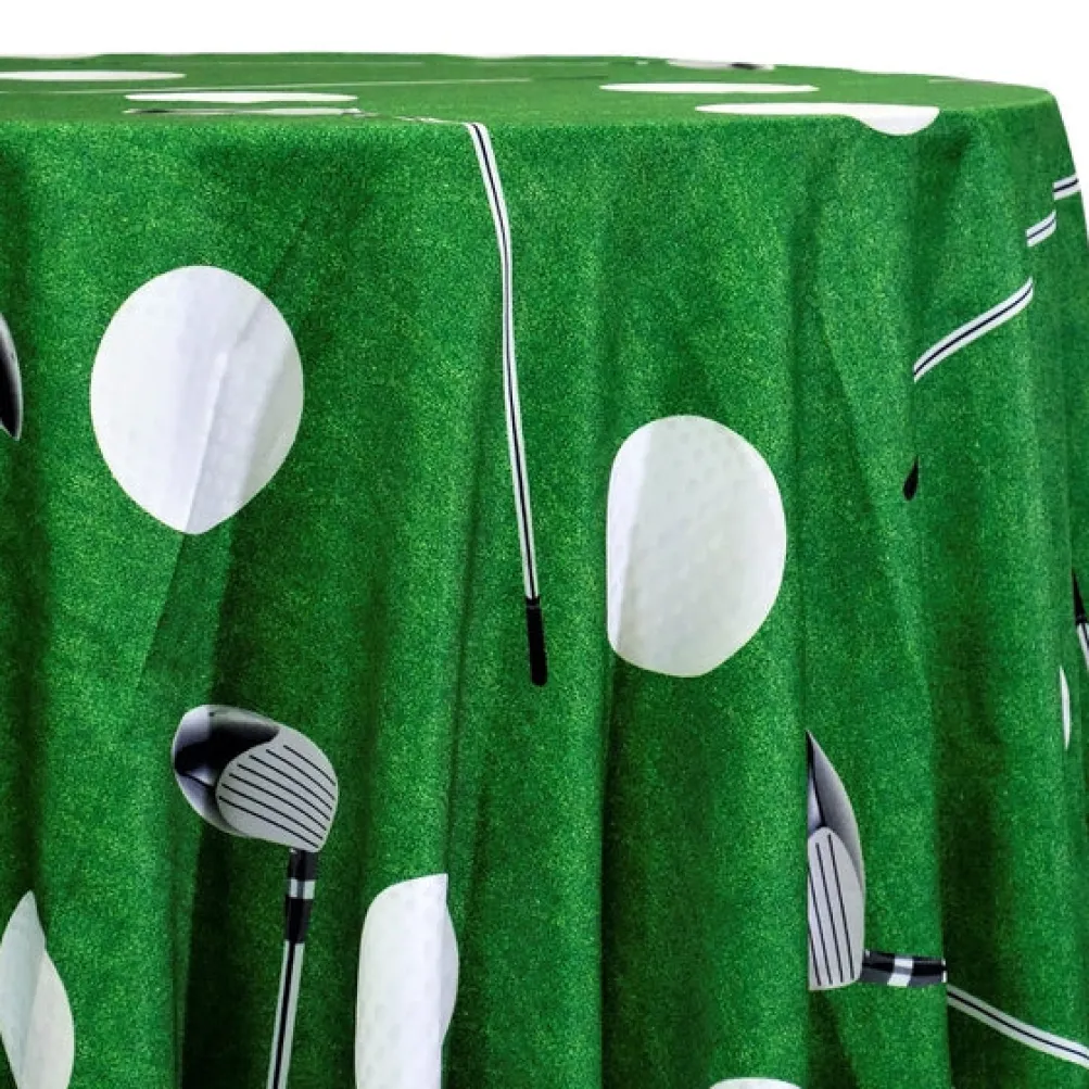Sports (Poly Print) Table Linen Golf