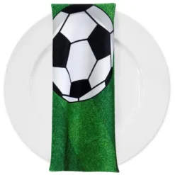 Sports (Poly Print) Table Napkin in Soccer